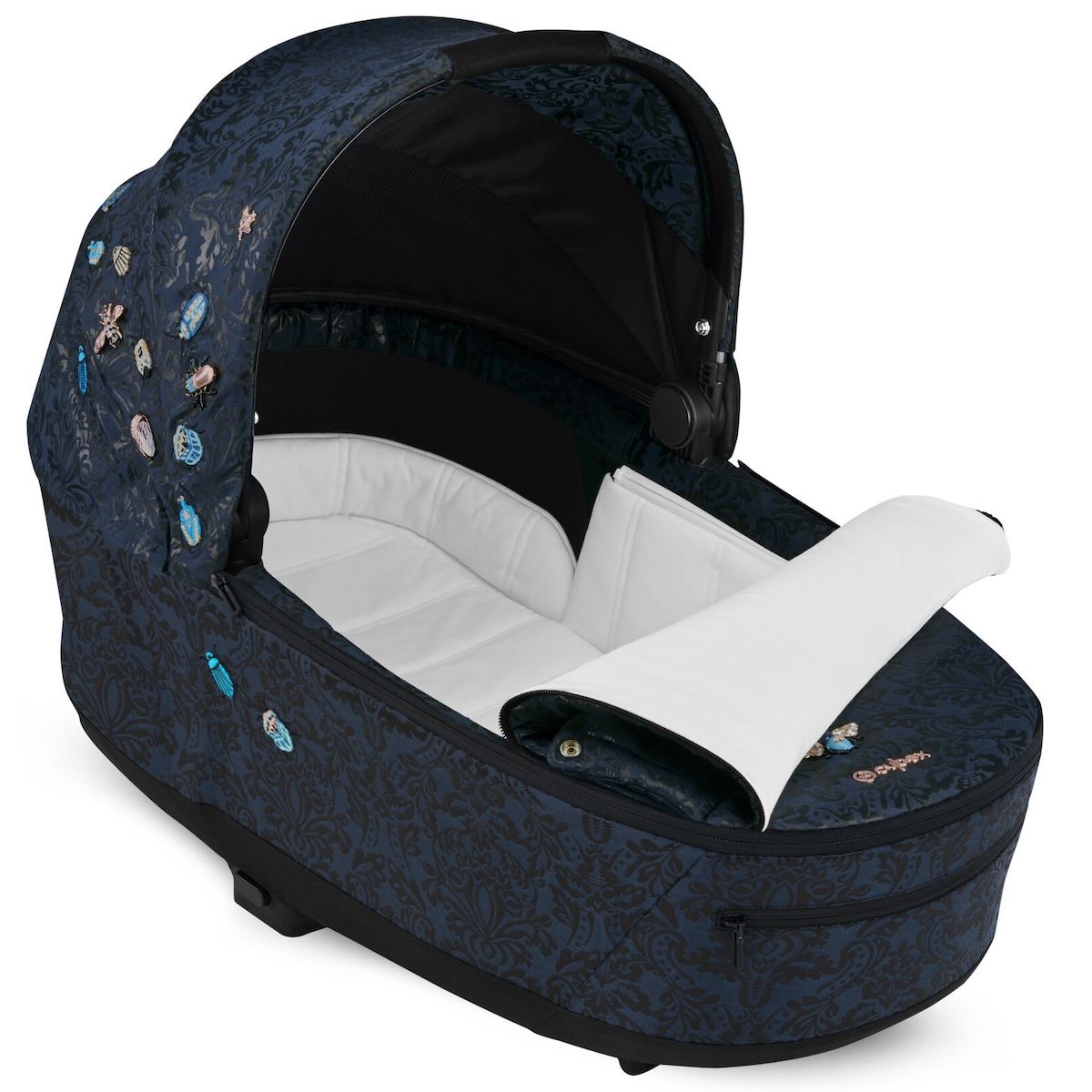 Capazo Lux PRIAM Nueva Generación Cybex Jewels of Nature-dark blue