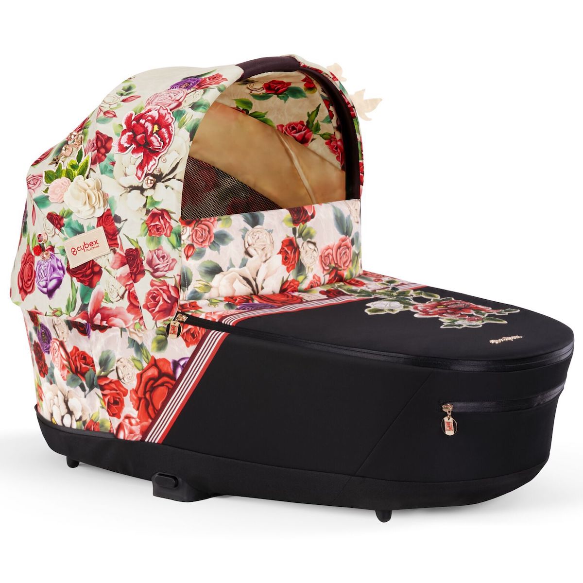Capazo Lux PRIAM Nueva Generación Cybex Spring Blossom Light-beige