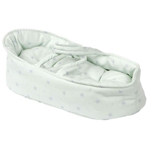 Capazo muñecas 36cm STARS verde
