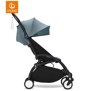 Carrito 6+ YOYO3 Stokke negro-aqua