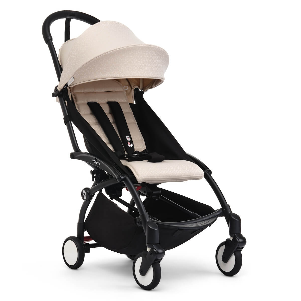 Carrito 6+ YOYO3 Stokke negro-Bonpoint beige