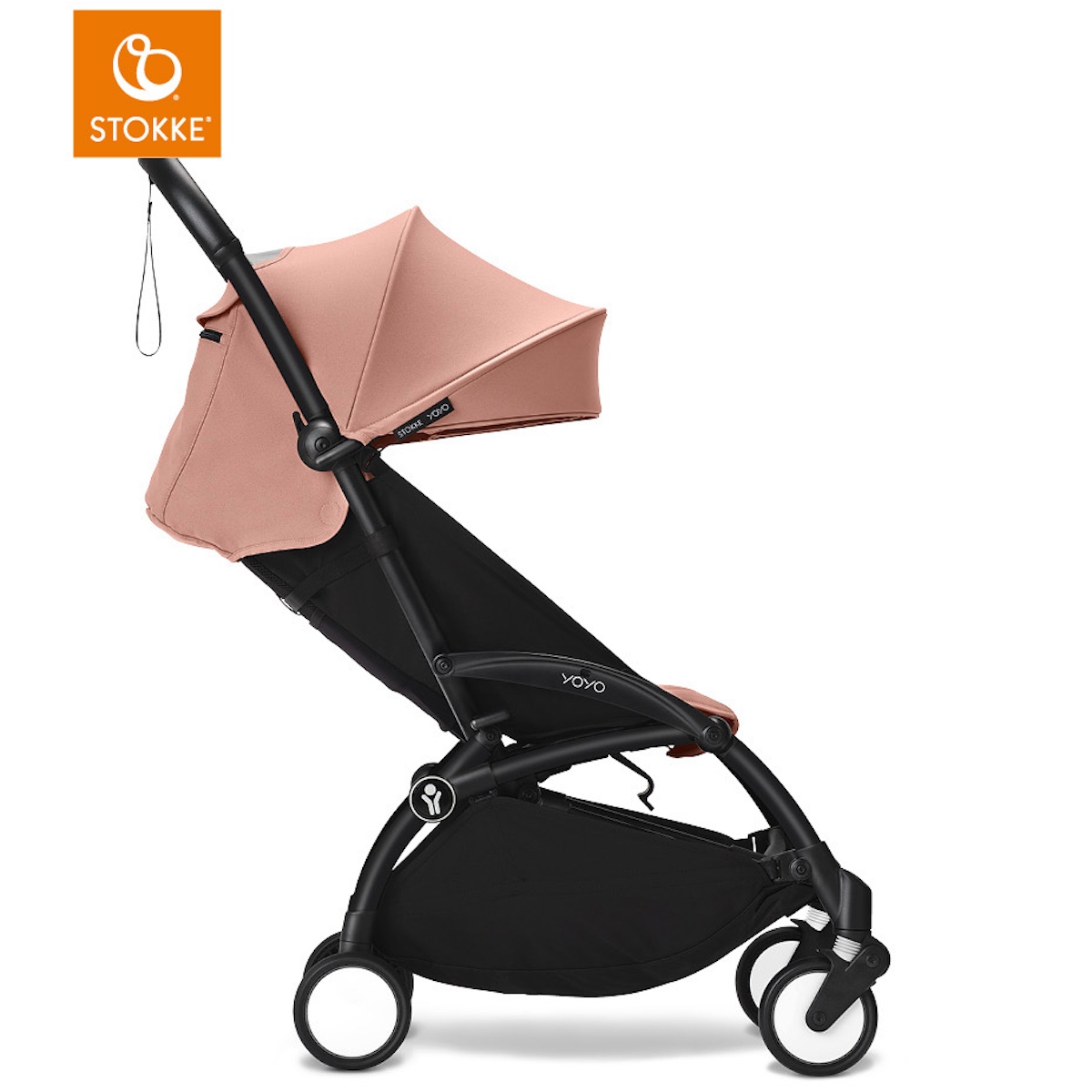 Carrito 6+ YOYO3 Stokke negro-ginger