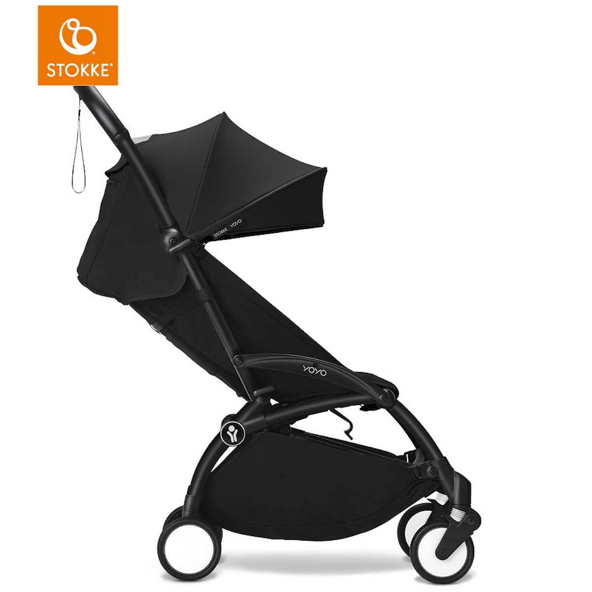 Carrito 6+ YOYO3 Stokke negro-negro