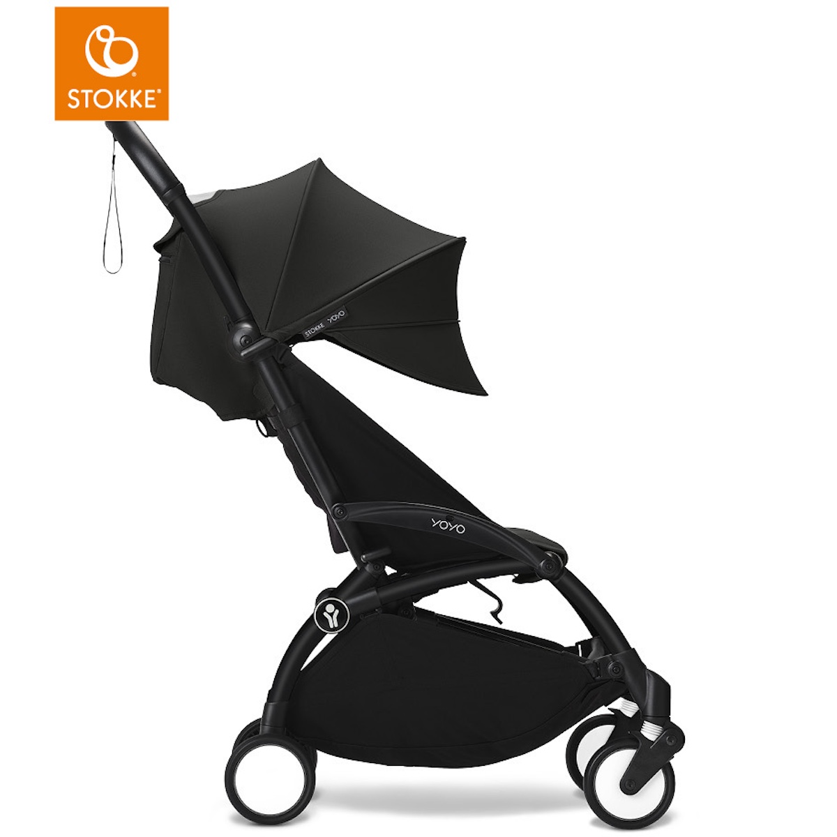 Carrito 6+ YOYO3 Stokke negro-negro