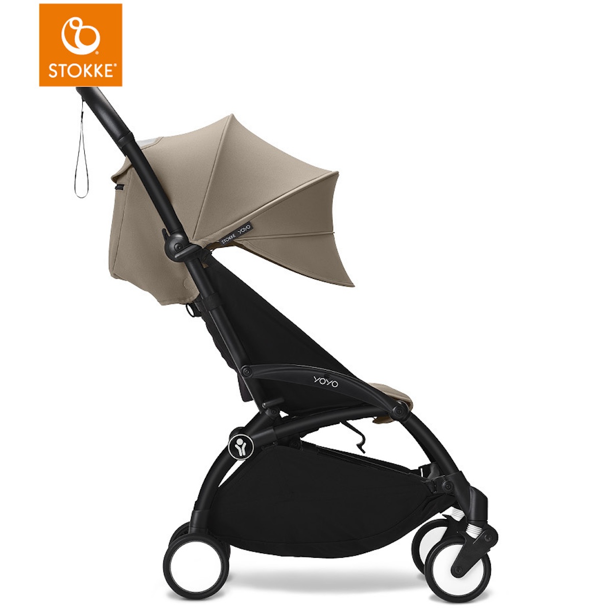 Carrito 6+ YOYO3 Stokke negro-taupe