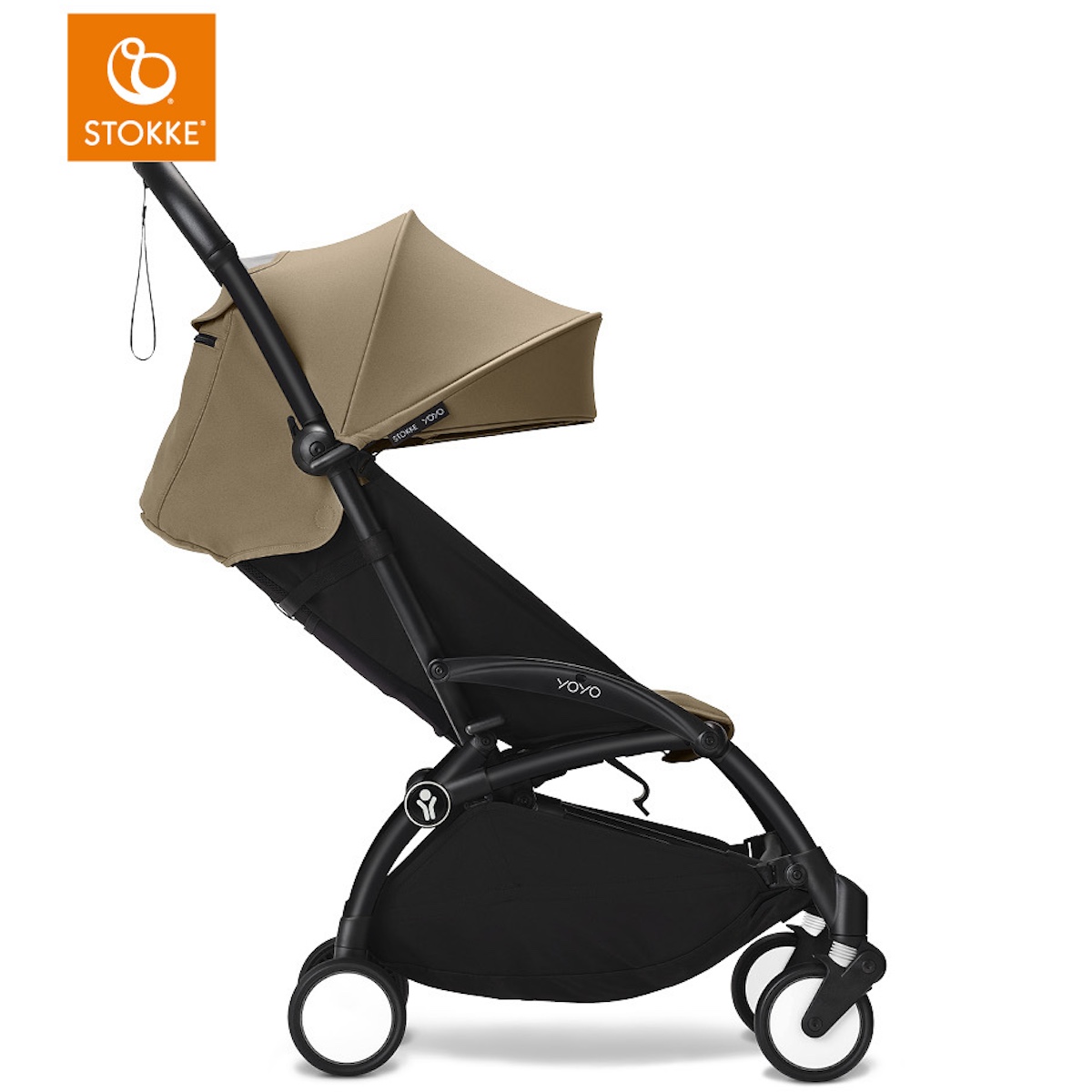 Carrito 6+ YOYO3 Stokke negro-toffee