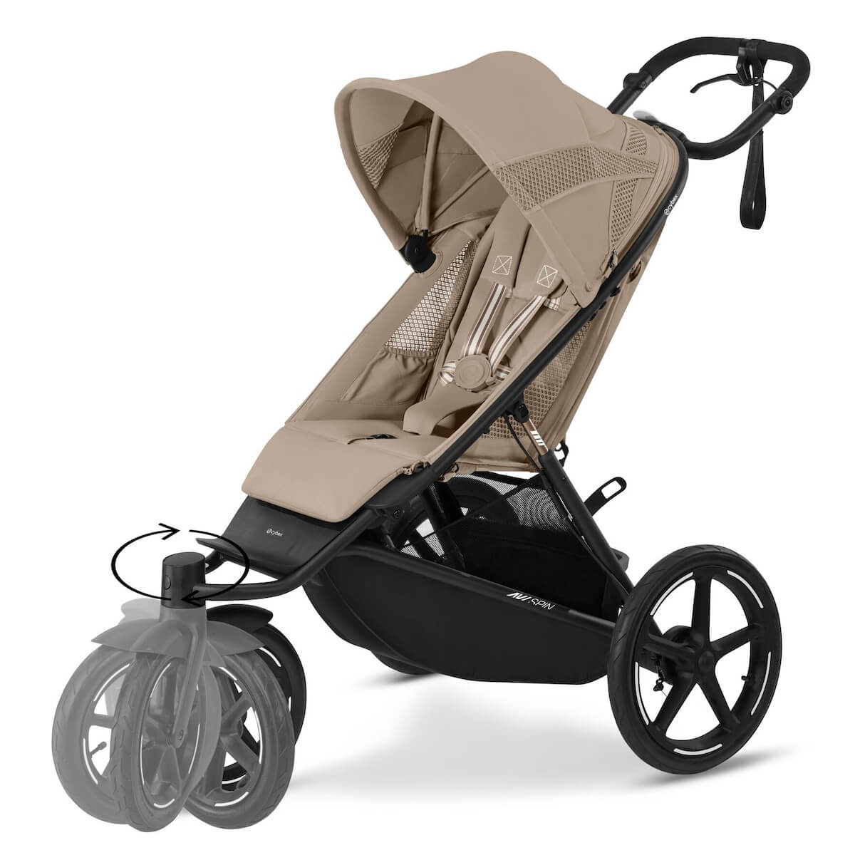 Carrito AVI SPIN Cybex black-almond beige