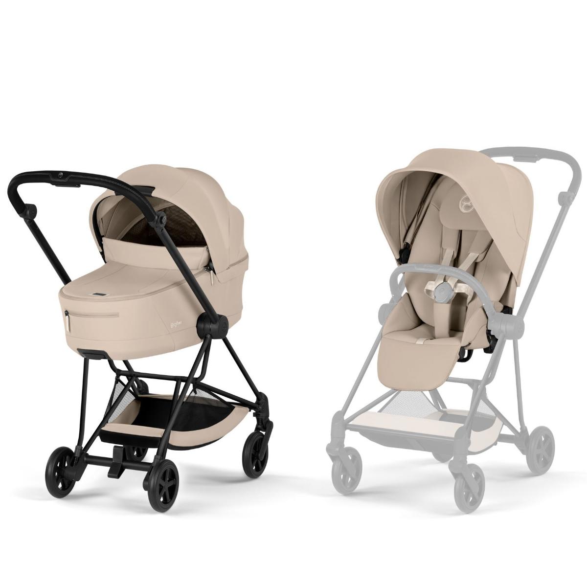 Carrito-capazo plegable Fold Lux MIOS Cybex Comfort matt black-cozy ...