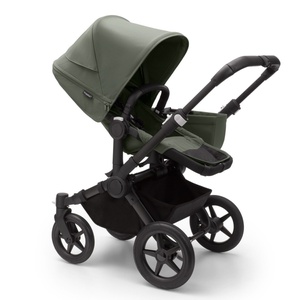 Carrito completo DONKEY 5 MONO Bugaboo negro-verde bosque
