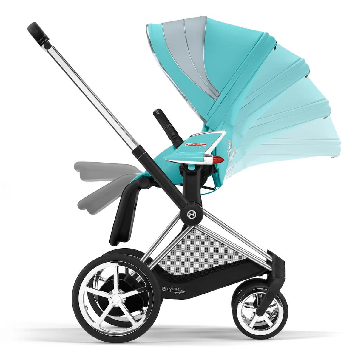 Carrito completo ePRIAM Cybex Jeremy Scott Car light blue