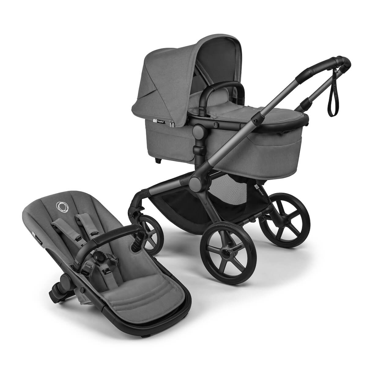 Carrito completo FOX 5 Renew Bugaboo grafito-moon grey