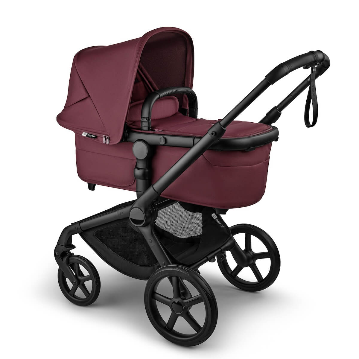 Carrito completo FOX 5 Renew Bugaboo negro-dark cherry