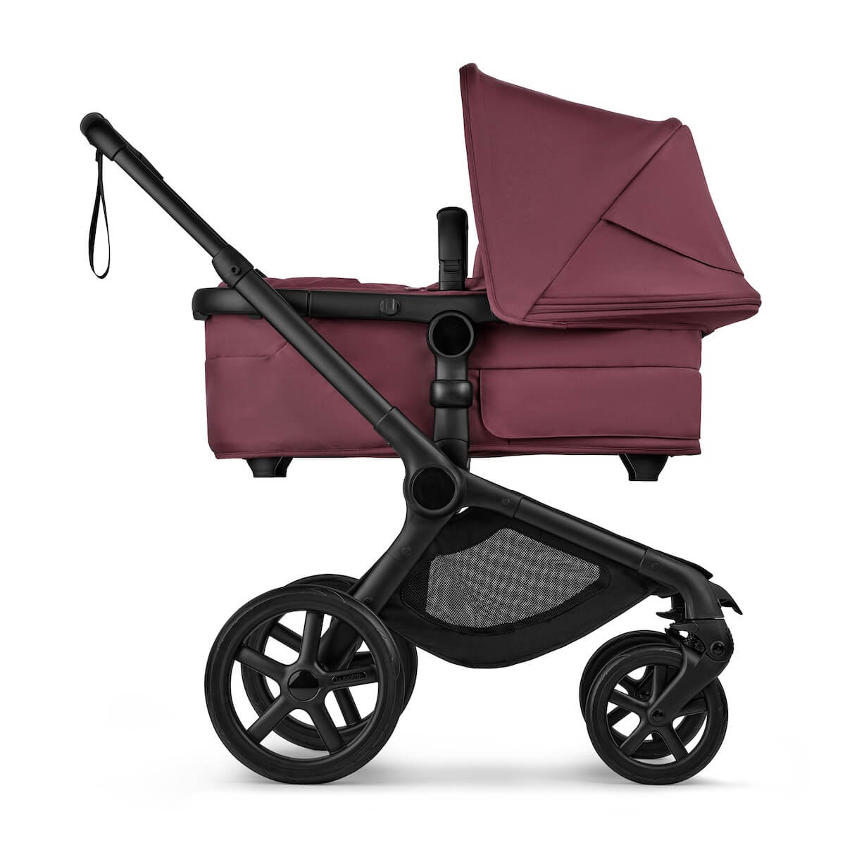 Carrito completo FOX 5 Renew Bugaboo negro-dark cherry