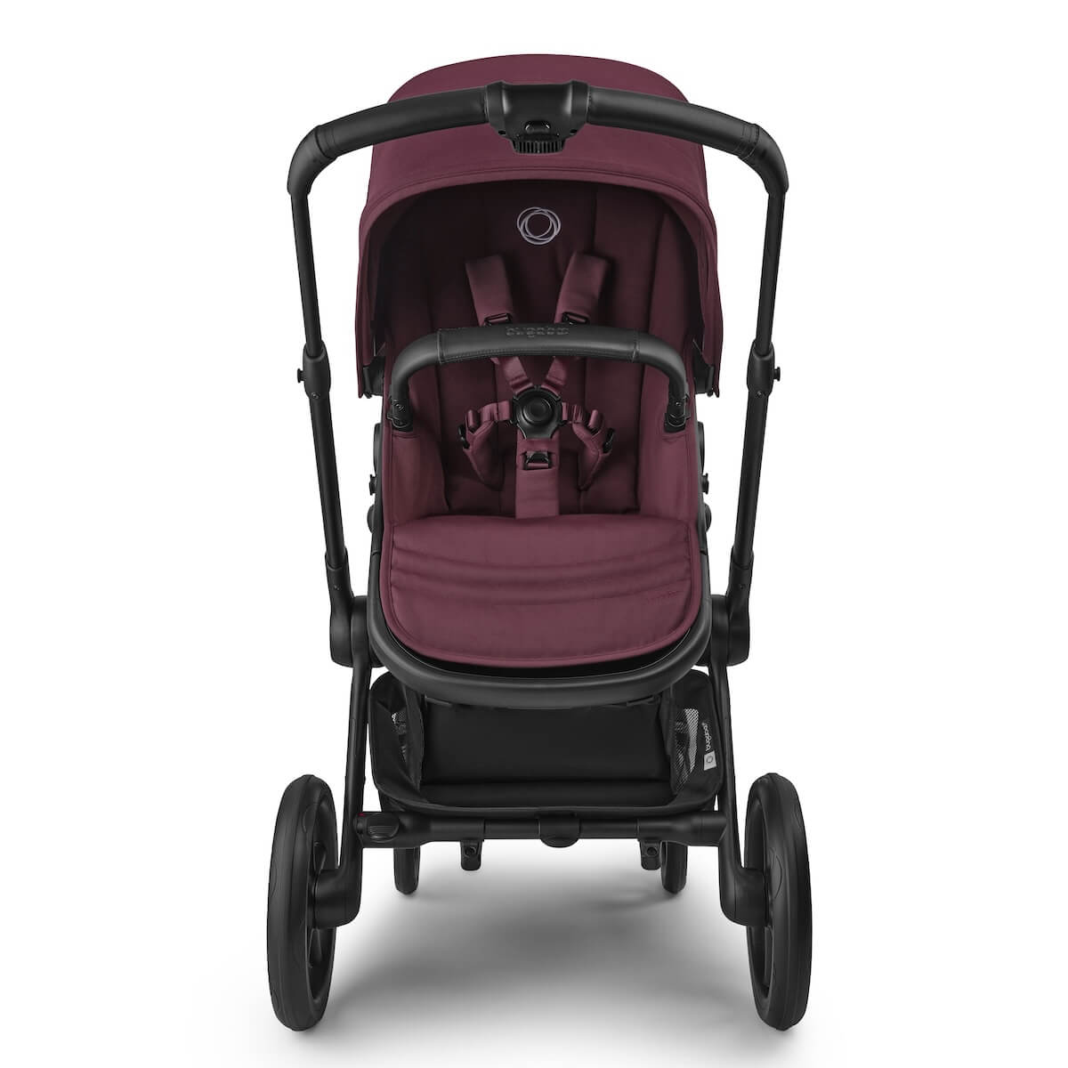Carrito completo FOX 5 Renew Bugaboo negro-dark cherry