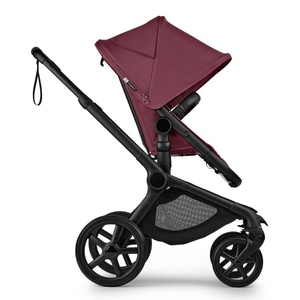 Carrito completo FOX 5 Renew Bugaboo negro-dark cherry