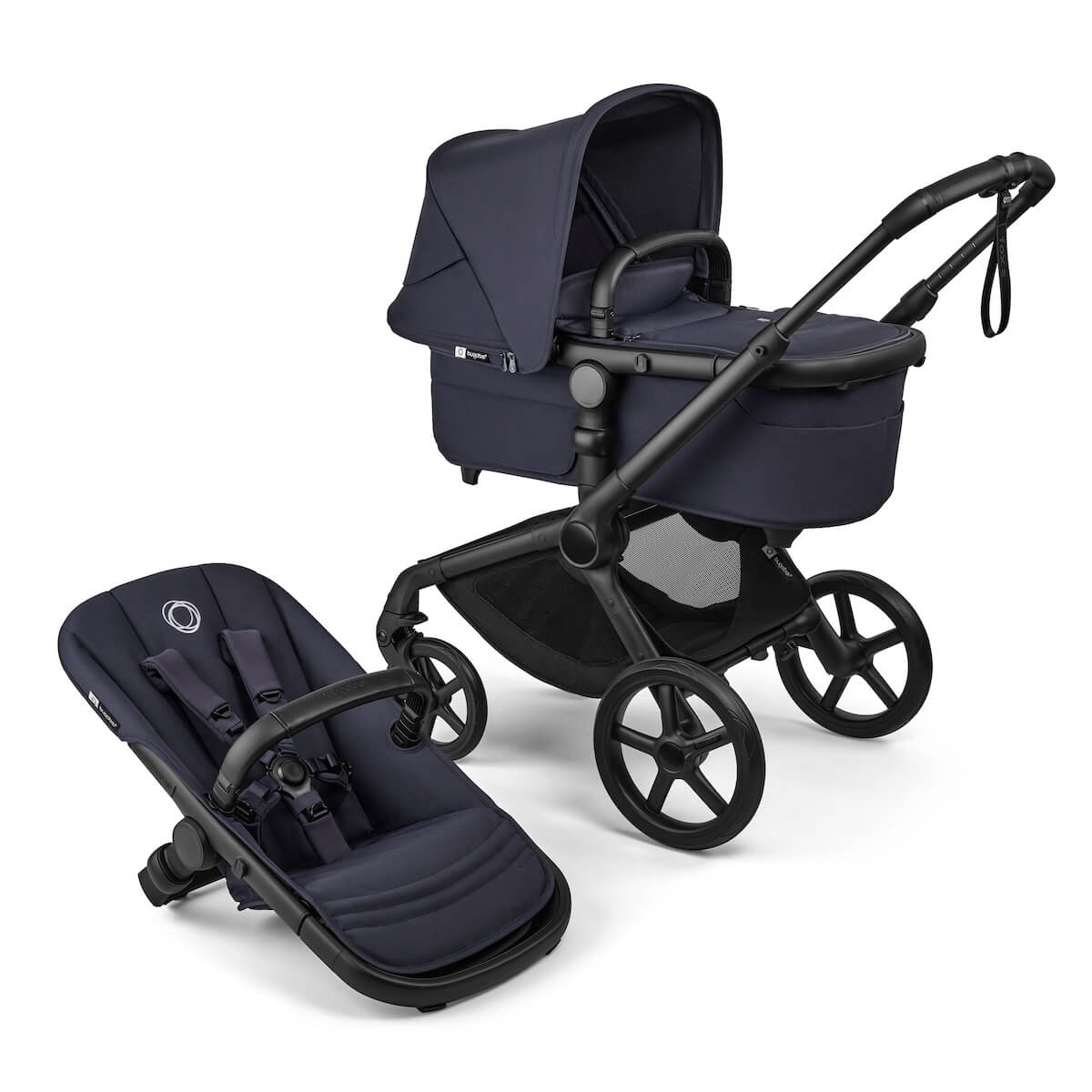 Carrito completo FOX 5 Renew Bugaboo negro-deep indigo