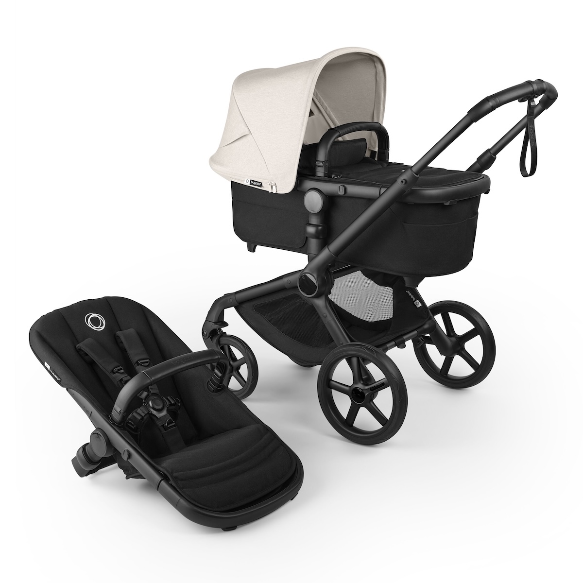 Carrito completo FOX 5 Renew Bugaboo negro-heritage black-misty white