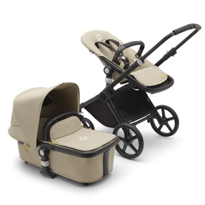 Carrito completo FOX CUB Bugaboo negro-desert beige