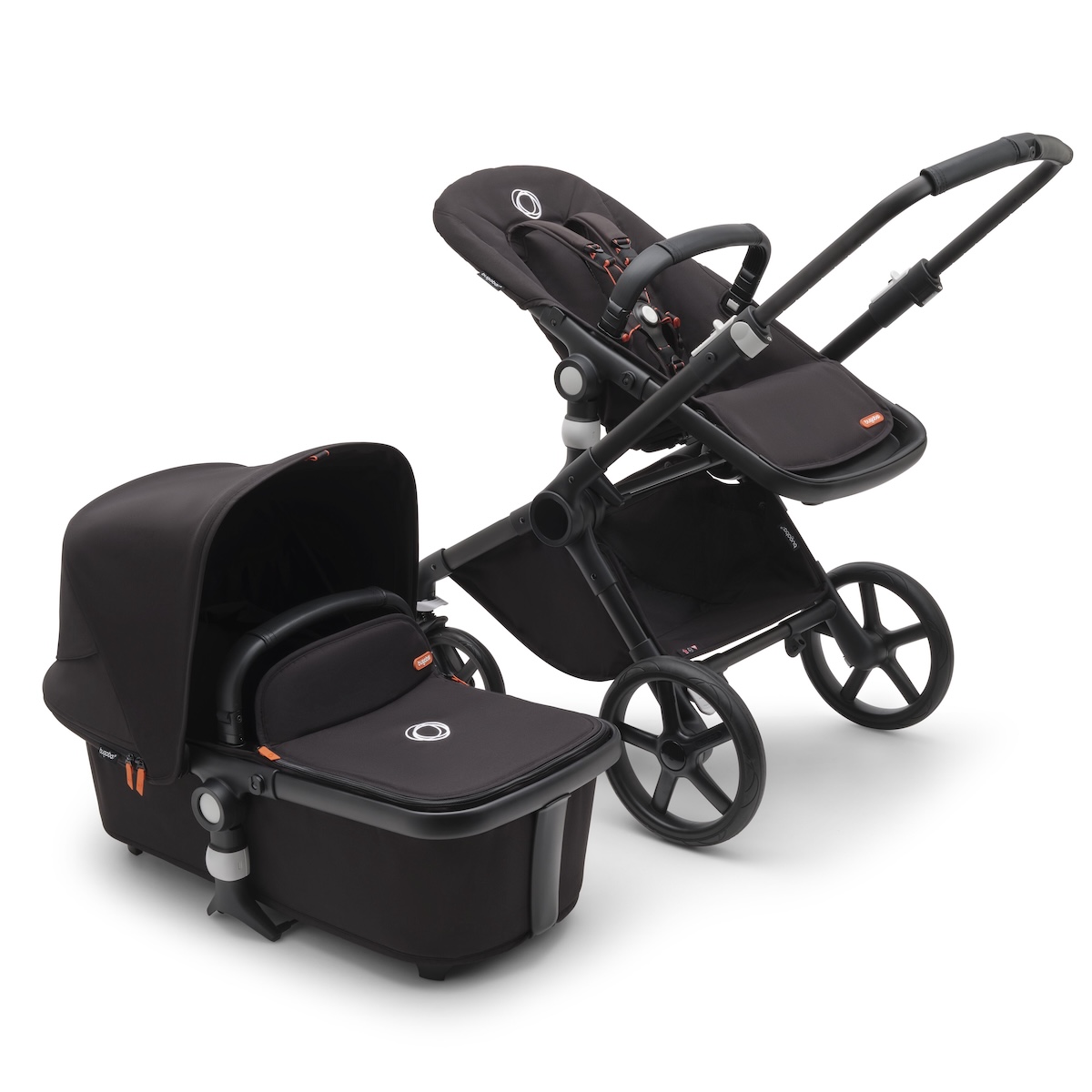 Carrito completo FOX CUB Bugaboo negro-midnight black