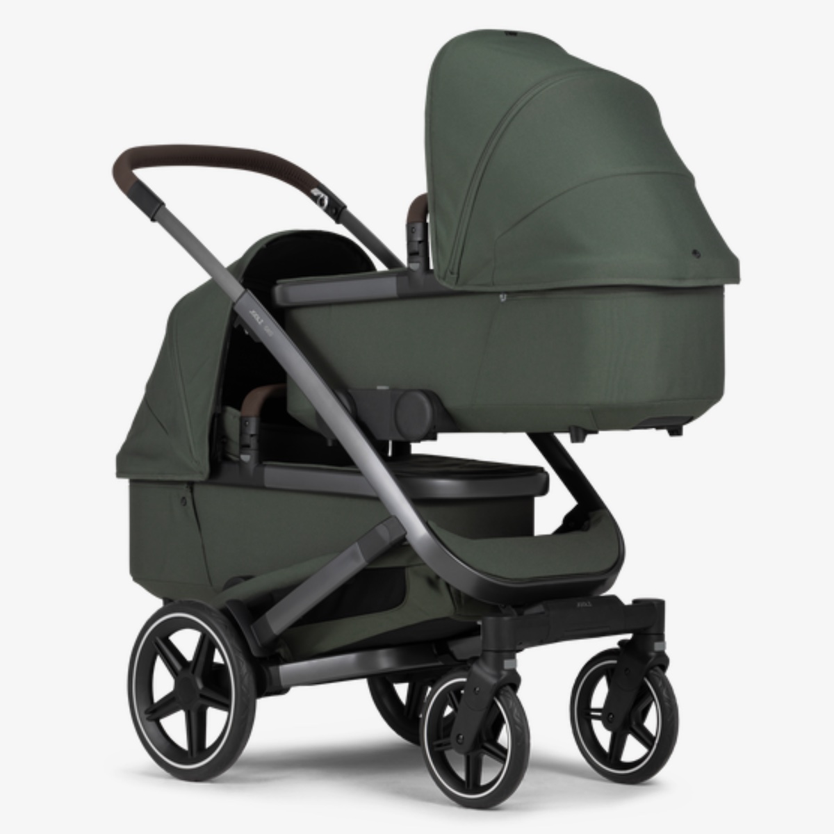 Carrito completo GEO3 TWIN Joolz forest green
