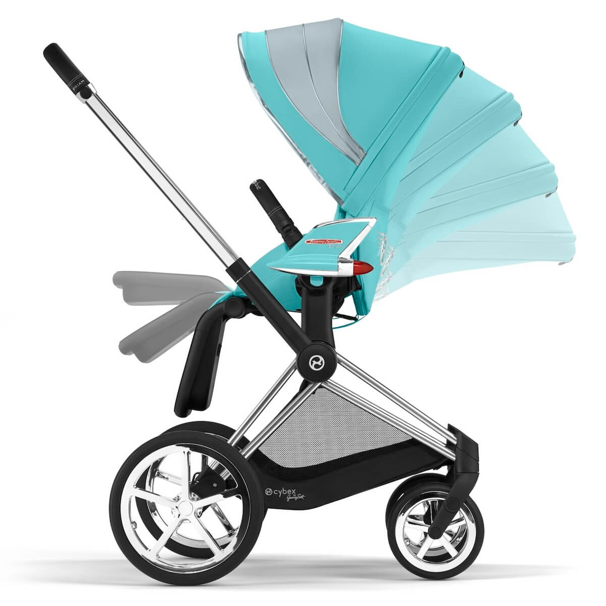 Carrito completo PRIAM Cybex Jeremy Scott Car light blue