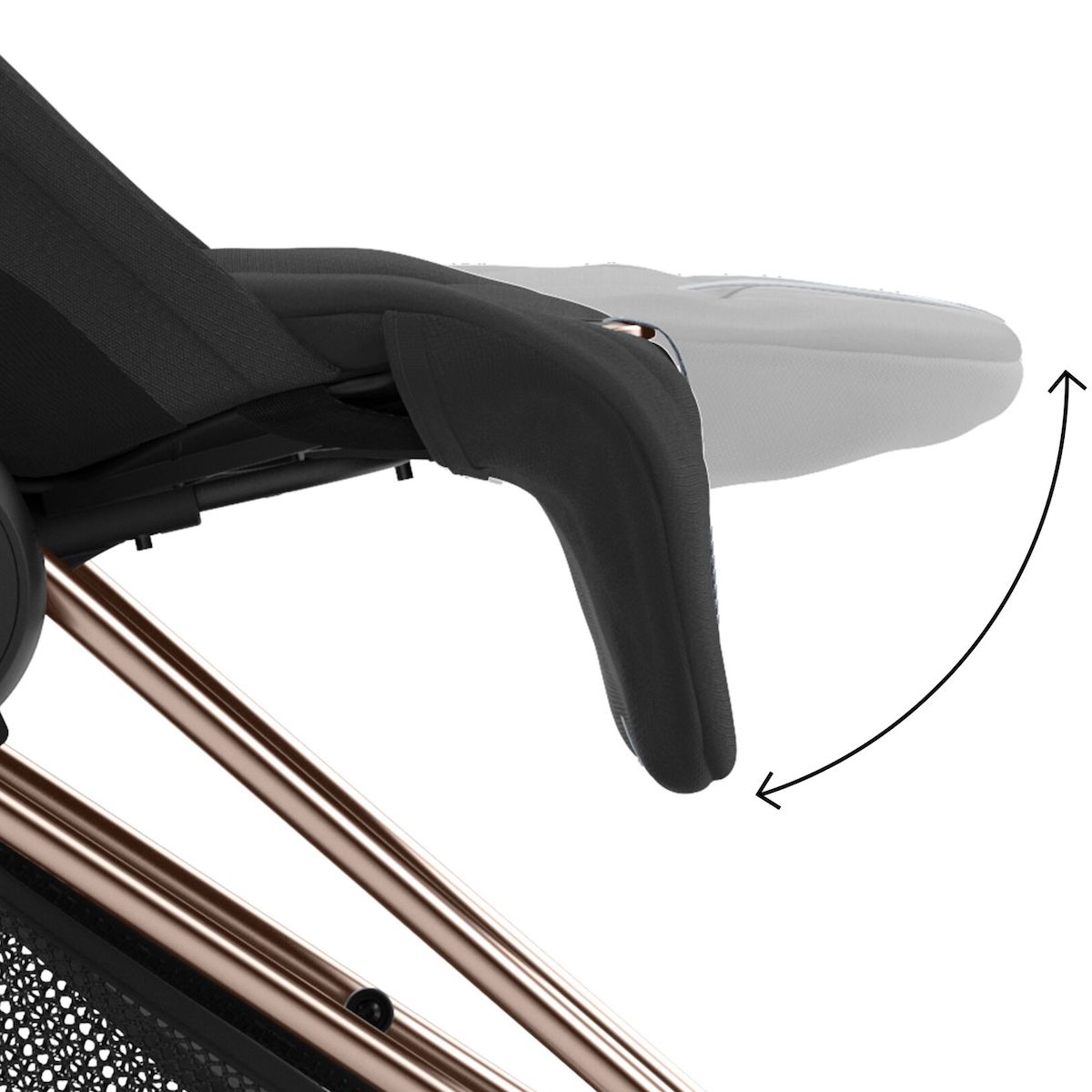 Carrito COYA Cybex chrome-Sepia black