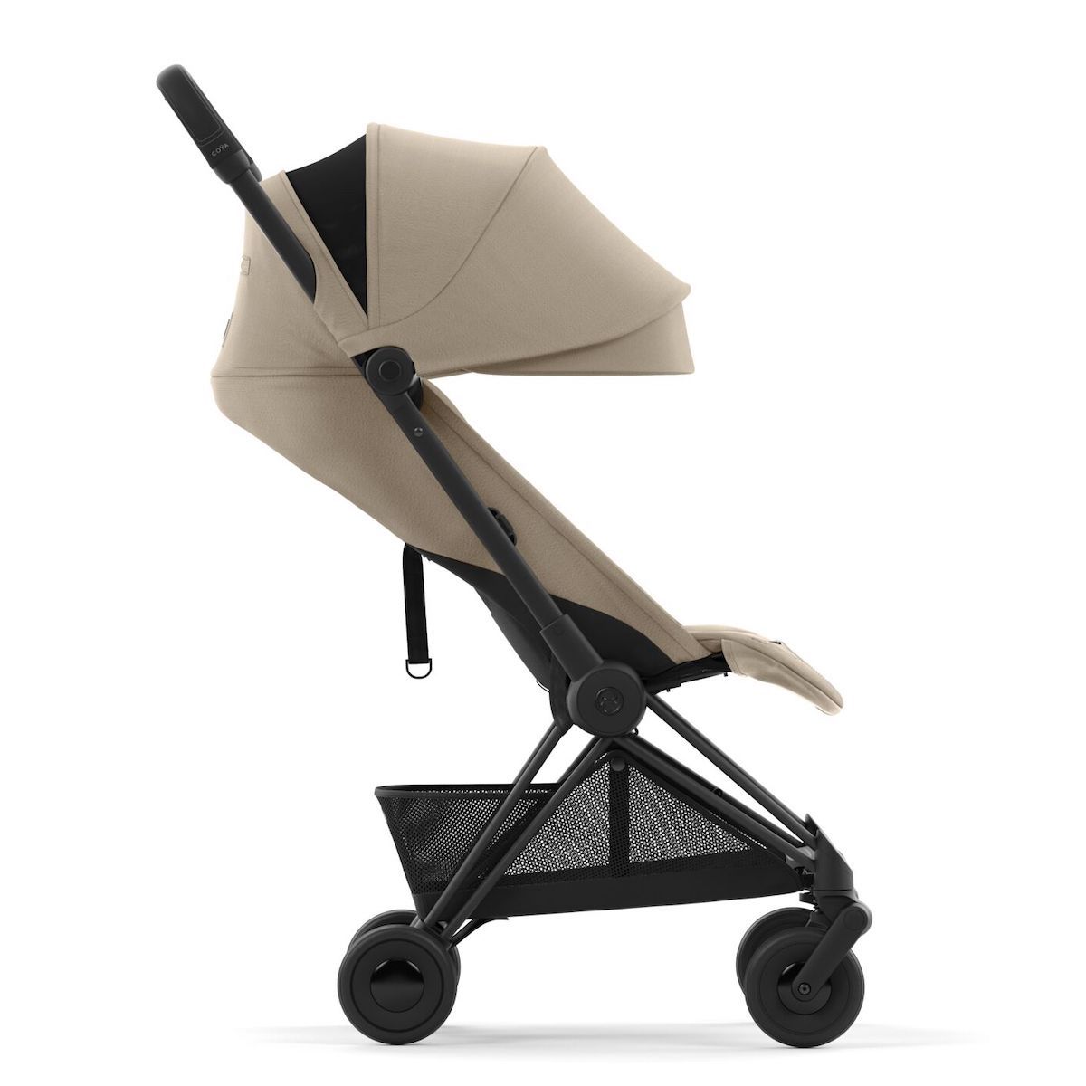 Carrito COYA Cybex matt black-Cozy beige