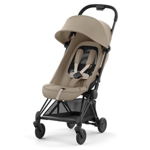 Carrito COYA Cybex matt black-Cozy beige