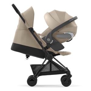 Carrito COYA Cybex matt black-Cozy beige