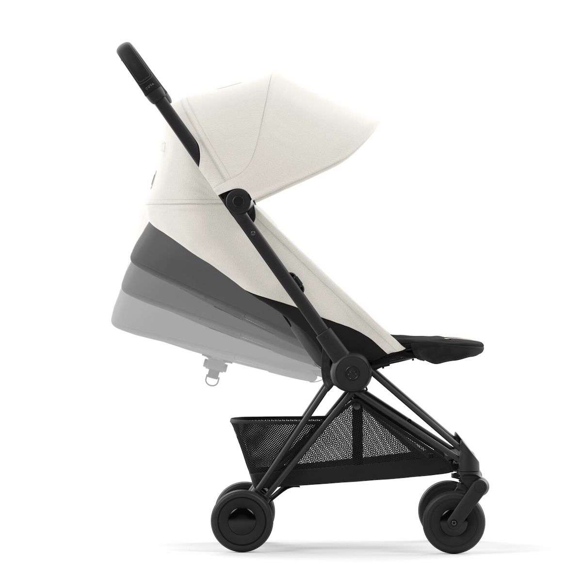 Carrito COYA Cybex matt black-Off white