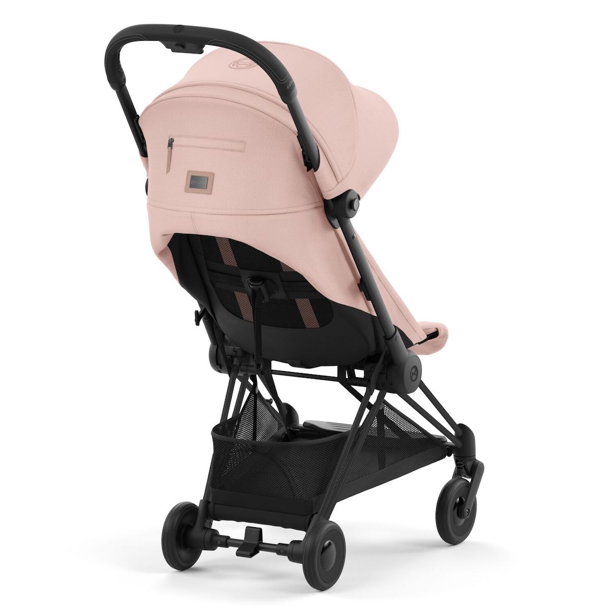 Carrito COYA Cybex matt black-Peach pink