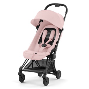Carrito COYA Cybex matt black-Peach pink
