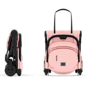 Carrito COYA Cybex matt black-Peach pink