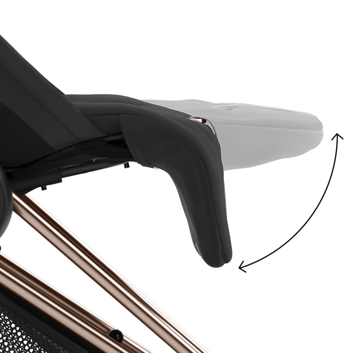 Carrito COYA Cybex matt black-Sepia black