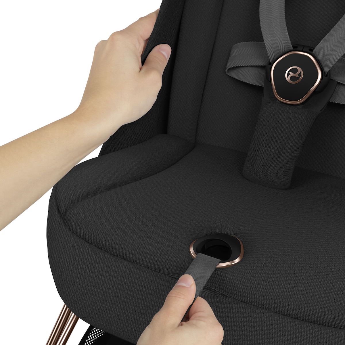 Carrito COYA Cybex matt black-Sepia black