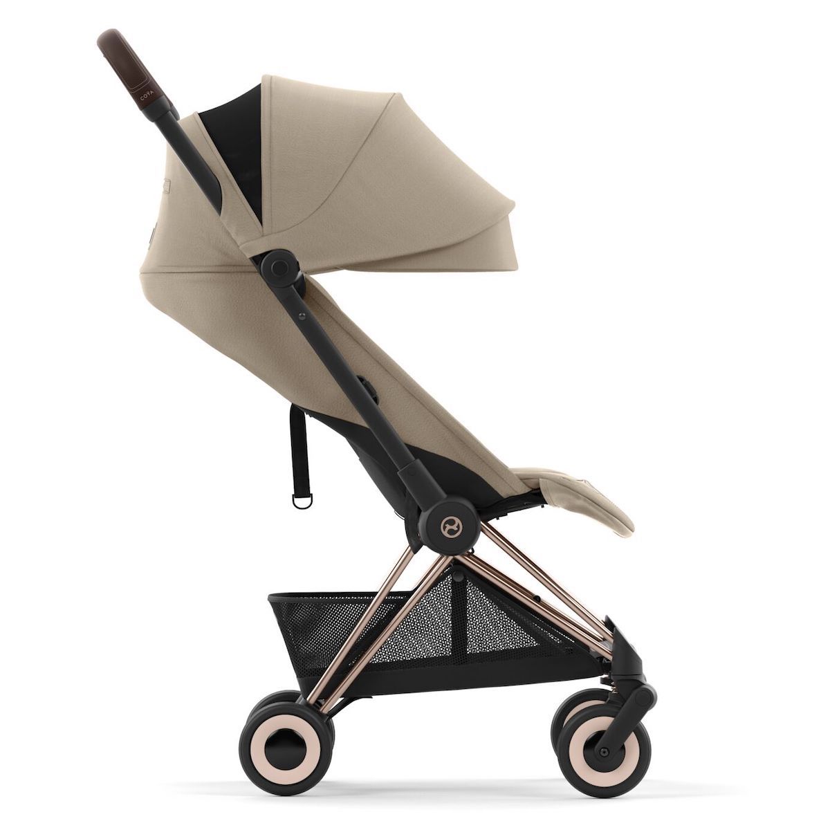 Carrito COYA Cybex rosegold-Cozy beige