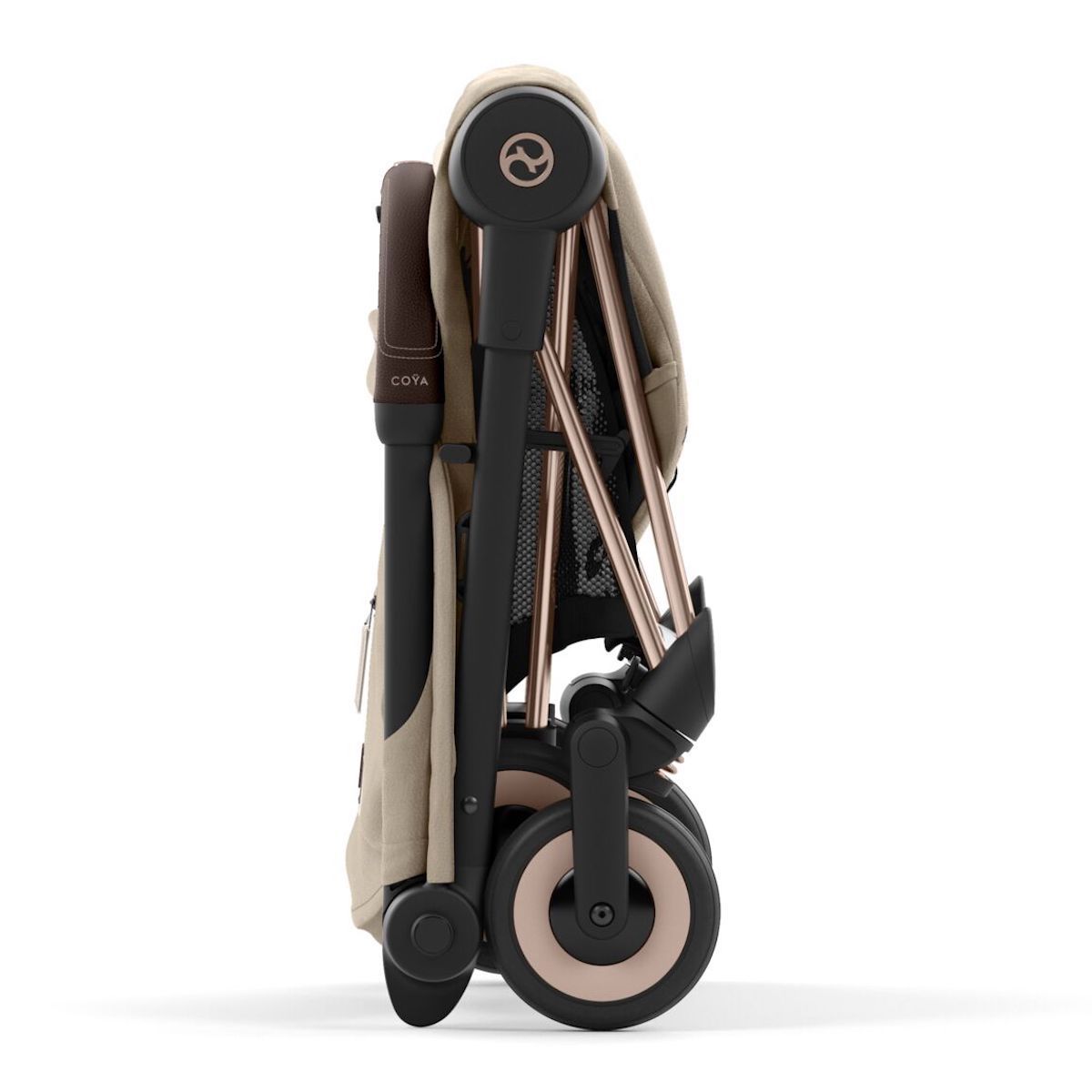 Carrito COYA Cybex rosegold-Cozy beige