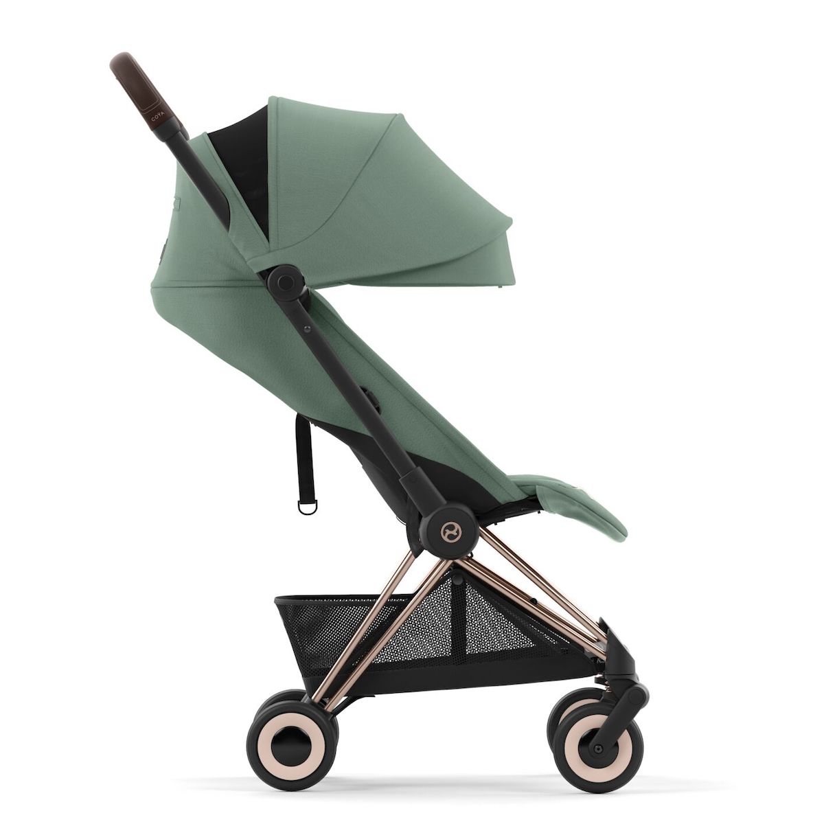 Carrito COYA Cybex rosegold-Leaf green