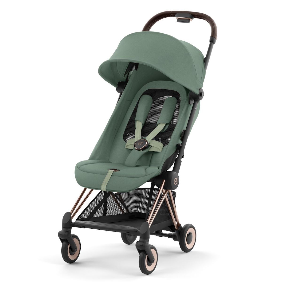 Carrito COYA Cybex rosegold-Leaf green
