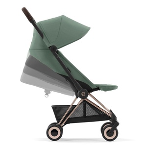 Carrito COYA Cybex rosegold-Leaf green