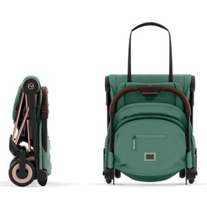 Carrito COYA Cybex rosegold-Leaf green