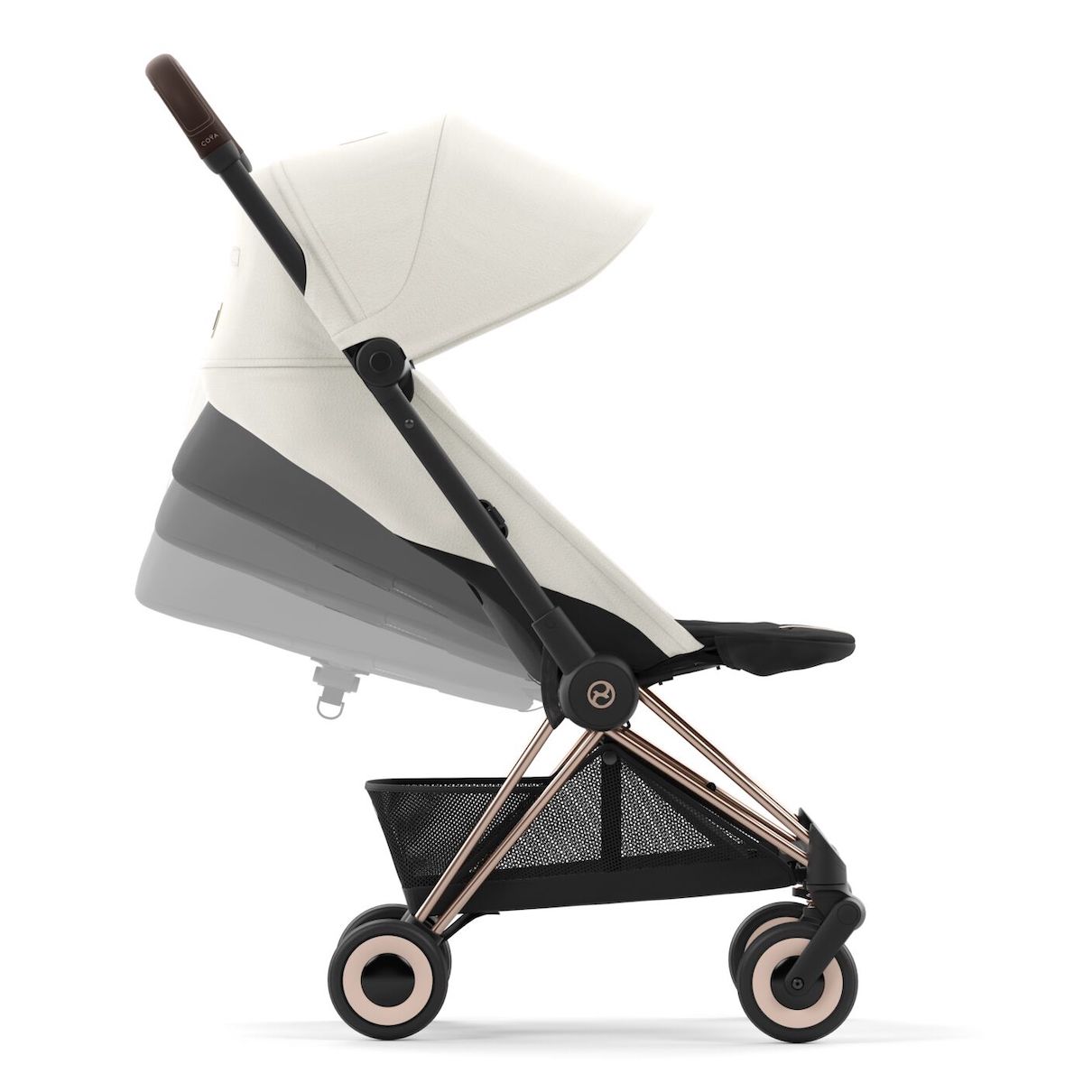 Carrito COYA Cybex rosegold-Off white