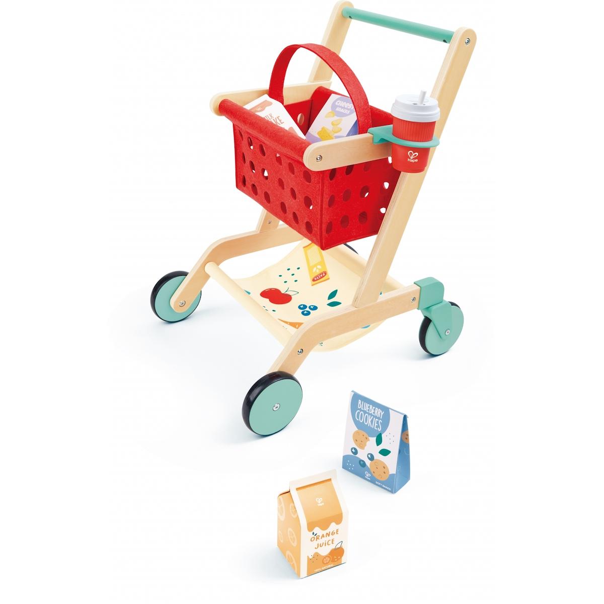 Carrito de compras de madera Hape