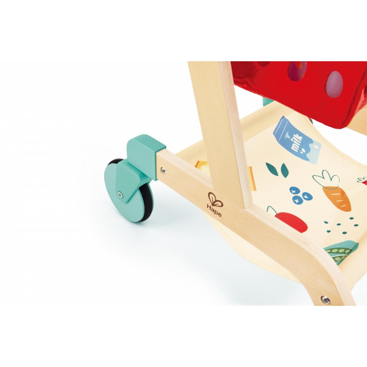 Carrito de compras de madera Hape