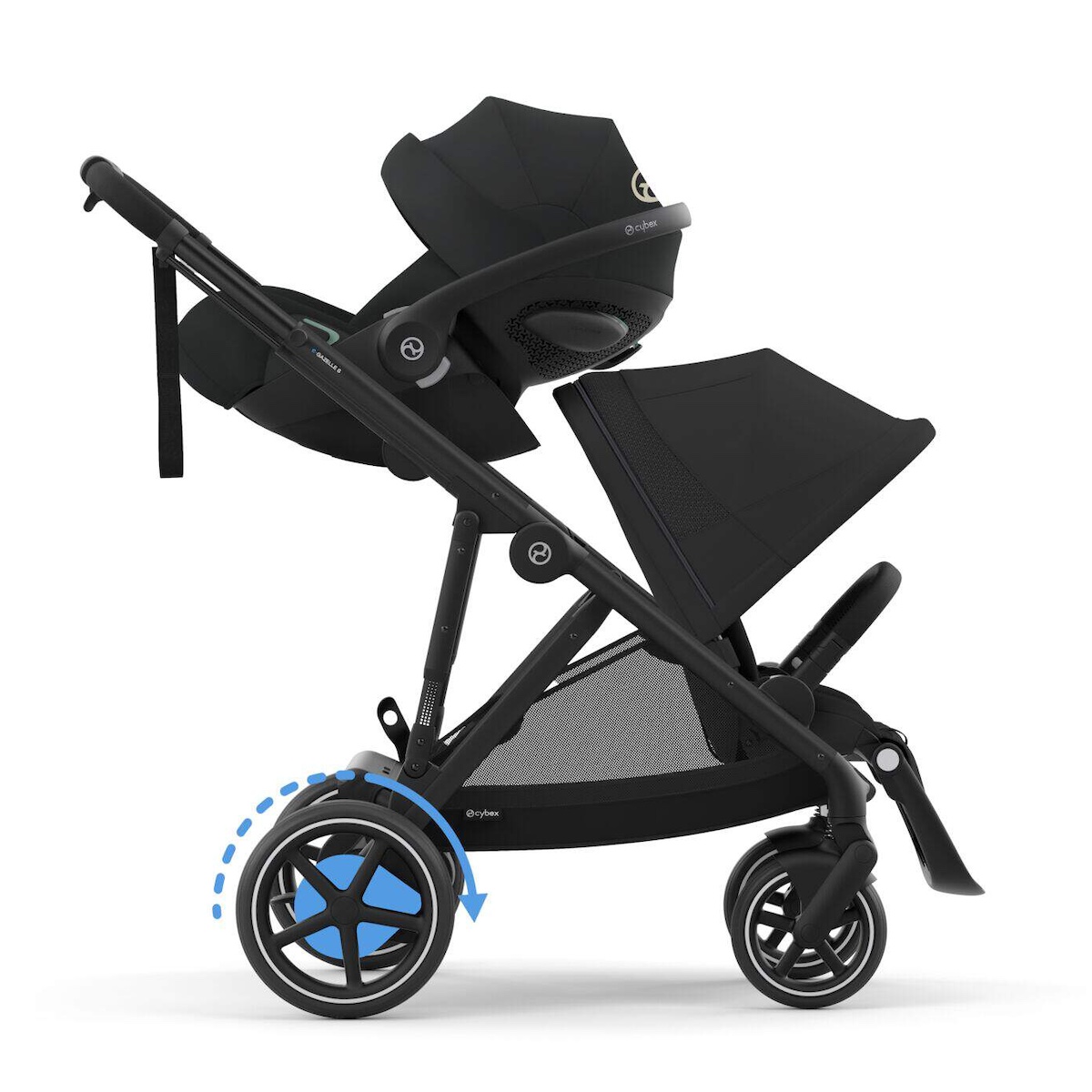 Carrito e-GAZELLE S Cybex black-Moon black