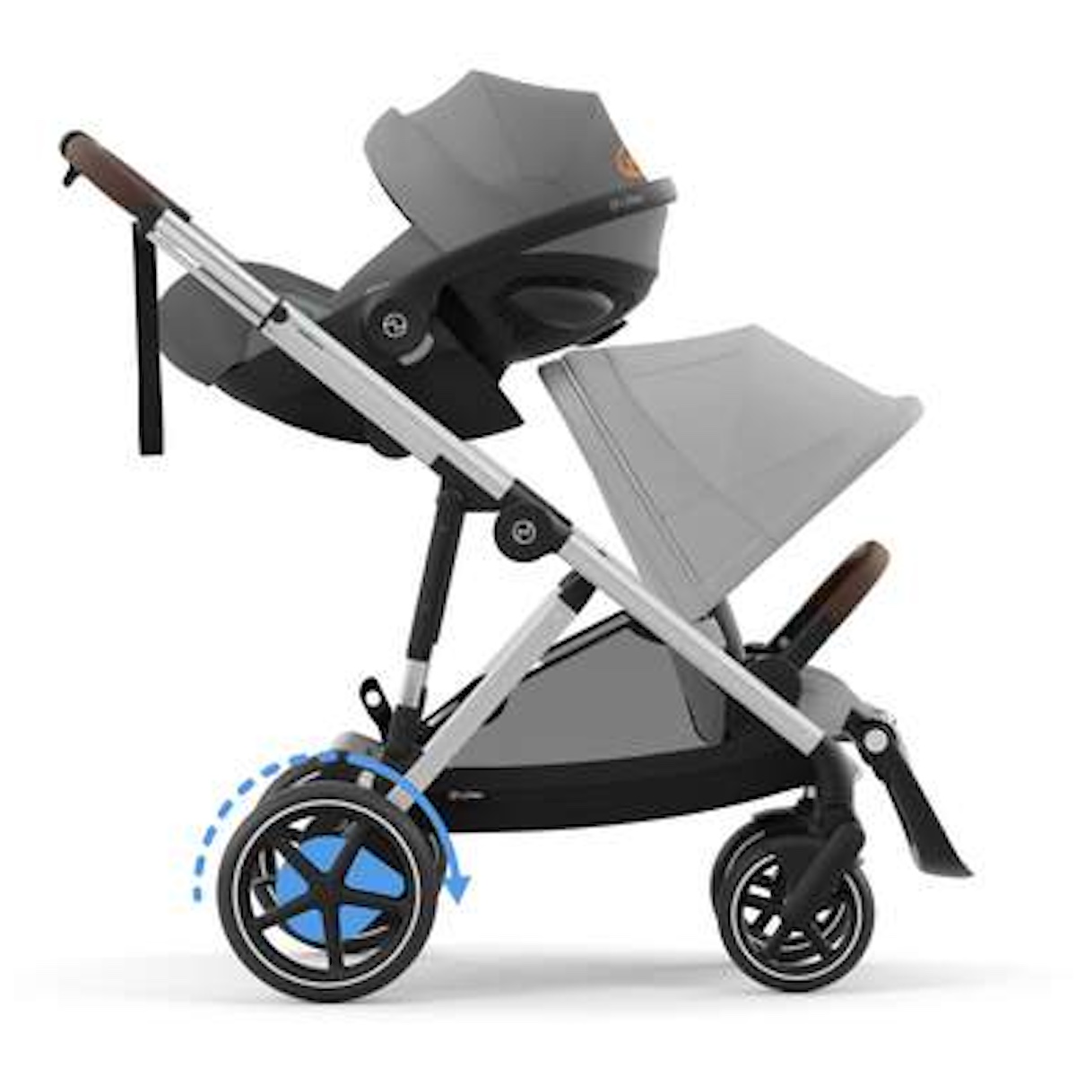 Carrito e-GAZELLE S Cybex silver-Stone grey