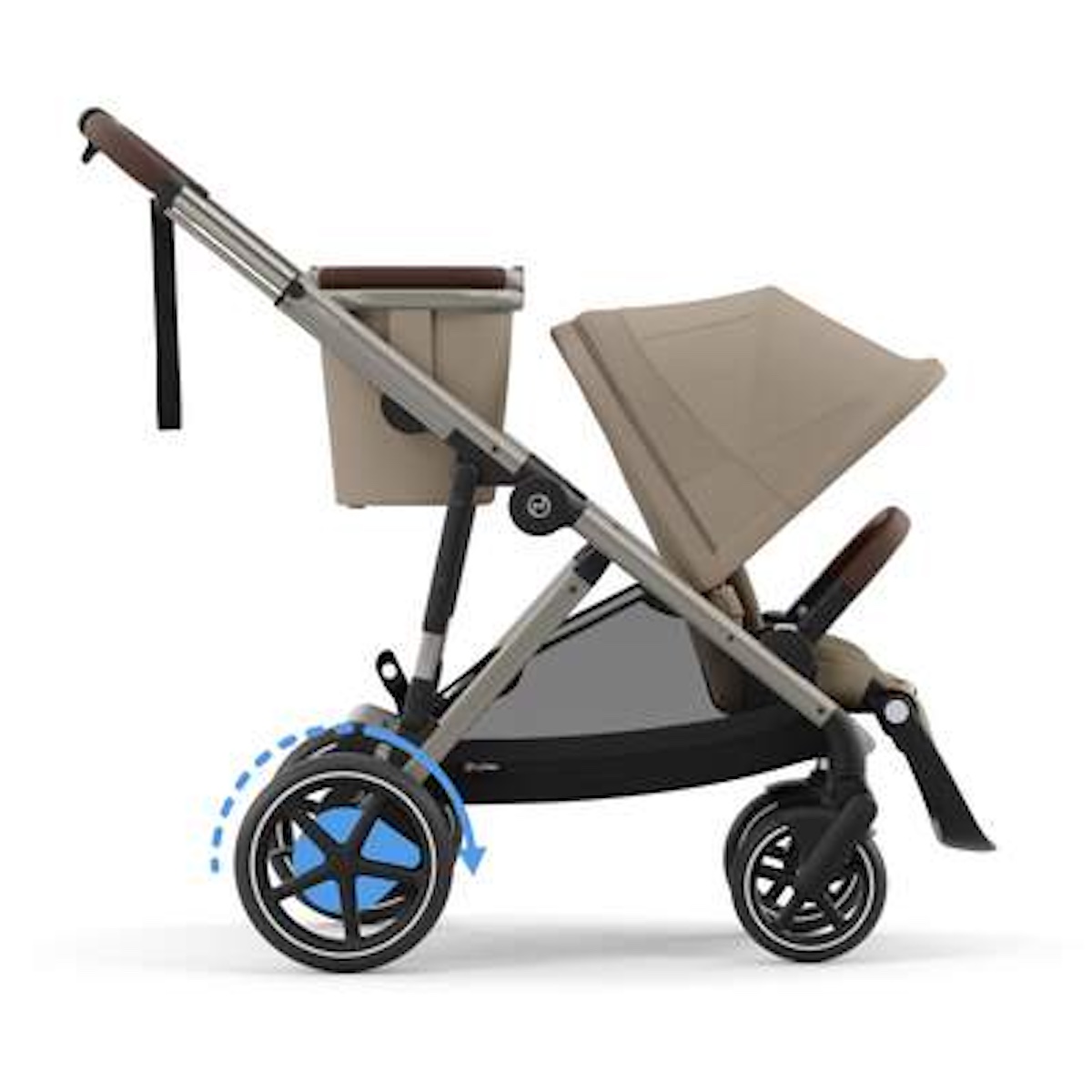 Carrito e-GAZELLE S Cybex taupe-Almond beige