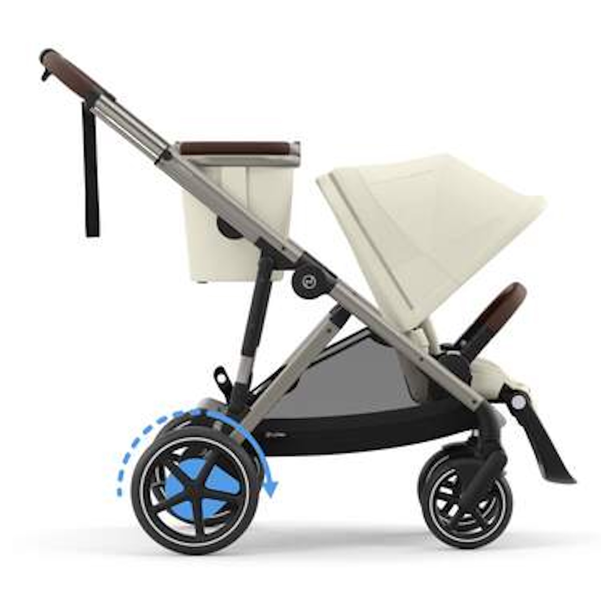 Carrito e-GAZELLE S Cybex taupe-Seashell beige
