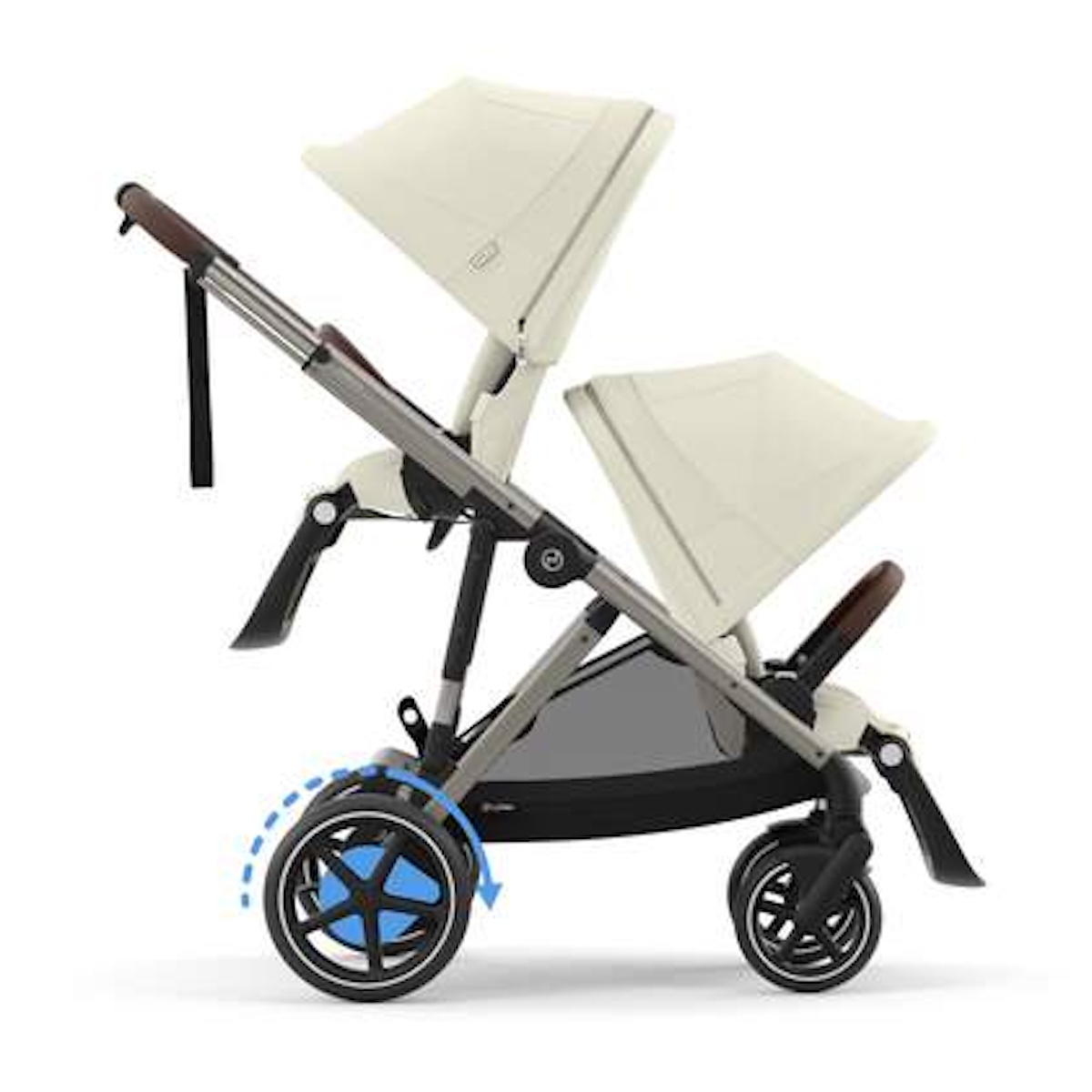 Carrito e-GAZELLE S Cybex taupe-Seashell beige