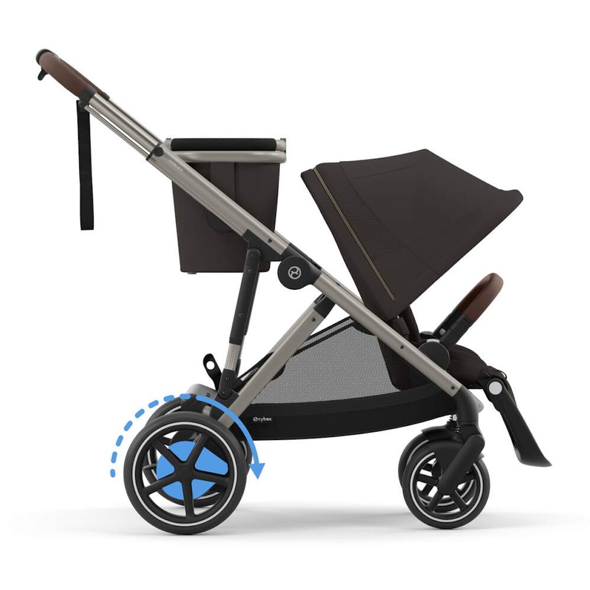 Carrito eGAZELLE S Cybex taupe-chocolate brown